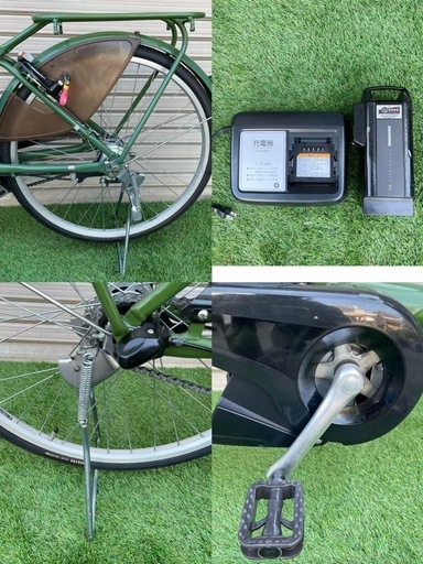 【整備済み】ブリヂストン ASSISTA電動アシスト自転車 24インチ 内装3段変速　(8.7Ah バッテリー・充電器付)
