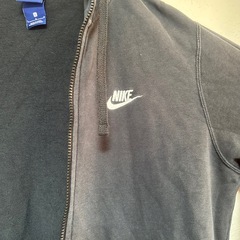 【NIKE】 ナイキ ジップアップパーカー　ブラック L メンズ 部屋着 古着の画像