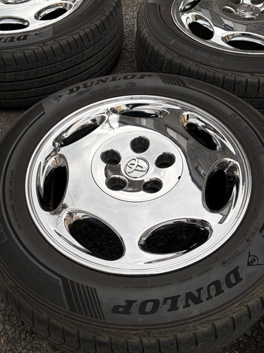 屋内保管 激レア❗️ セルシオ メッキ ホイール 純正OP  オプション 16インチ 215/60R16 残溝多 美品！