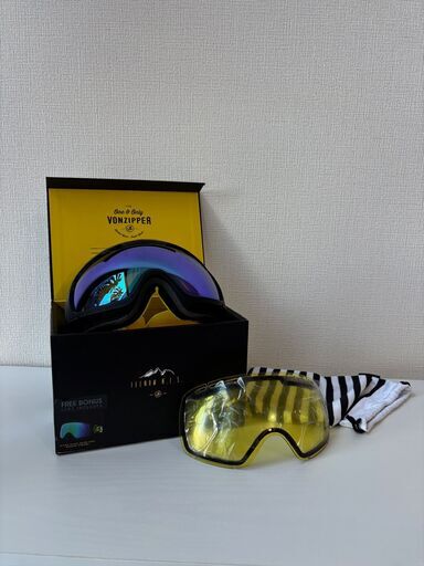 【新品】VonZipper スノーゴーグル Feenom NLS＋交換レンズ付き