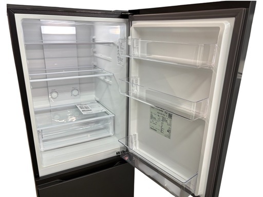 NO.2748【2025年製】美品 AQUA アクア ノンフロン冷凍冷蔵庫 AQR-20R (DS) 201L 冷蔵133L/冷凍68