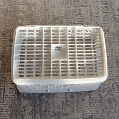 レジカゴ　レジバスケット　白　シンプルの画像