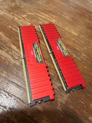CORSAIR VENGEANCE LPX DDR4 8GBx2枚