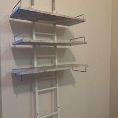 ランドリーラック3段突っ張り式の画像