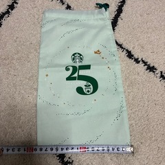 スタバの巾着袋の画像