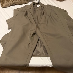 メンズ　セットアップ　ベージュ　オーバーサイズの画像