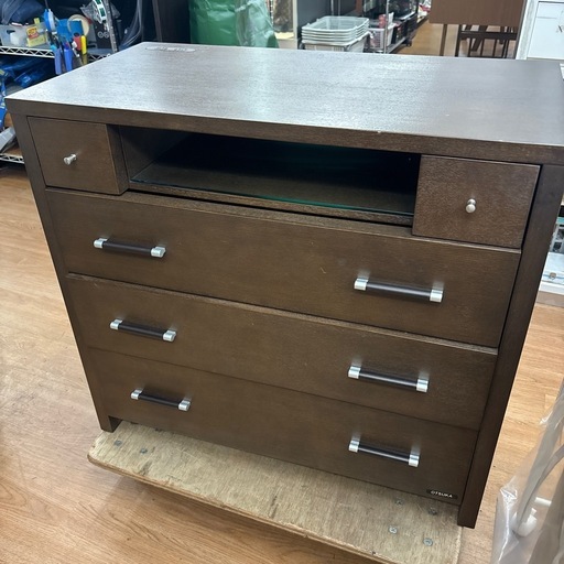 ☆ドリーム荒牧店☆ジモティー割引有☆【クリーニング済み】大塚家具/オープン棚付きチェスト