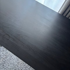 【無料】IKEA テーブル 100×60 高さ調整可能 ブラックの画像
