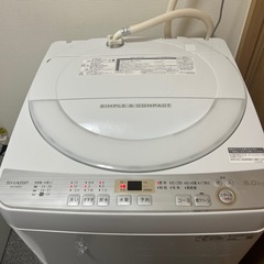 シャープES-GE6C、6キロガンコ汚れ、シワ抑え、時短、毛布、風乾燥機付きの画像