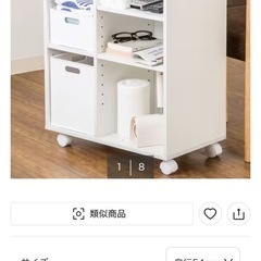 【取引中】ニトリ キャスター付き収納 の画像