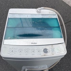 ハイアール　一人暮らし用洗濯機2018年製の画像