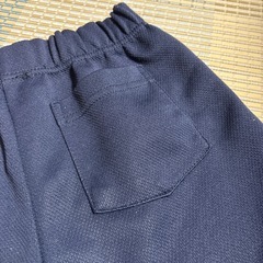 120 体操服　半ズボン　ネイビー ハーフパンツ ゴムウエストの画像