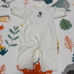 ベビー服 新生児60サイズ 春夏服 西松屋 赤ちゃん本舗　コンビ肌着4点+2wayオール1点セットの画像