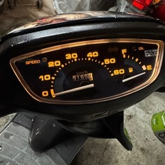 ホンダ AF27 DIO ディオ スーパーディオ 2スト スクーター 原付 旧車 当時物 黒②の画像