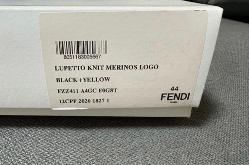 FENDI ブラックウールセーター 44(M) 美品 箱あり
