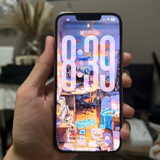 動作正常 iPhone 13 Pro ゴールド 256GB / 背面ガラス割れあり