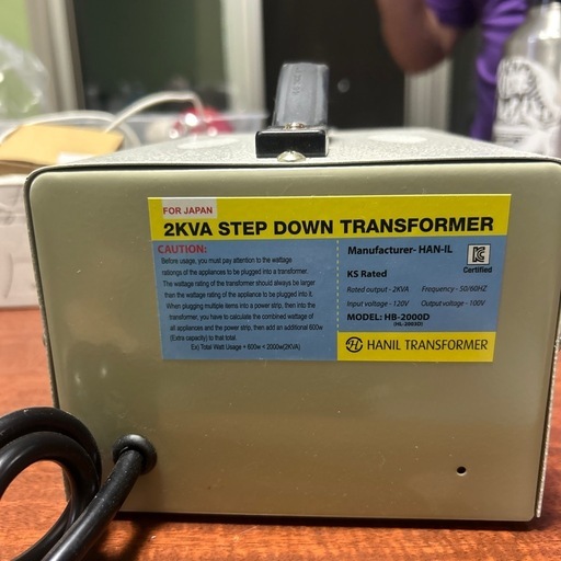 家電 2kva STEP DOWN