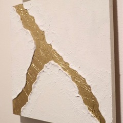 【494】北欧風　ホテル　テクスチャーアート　現代アート　インテリアの画像