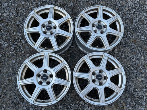 BS BRIDGESTONE TOPRUN R7A トップラン 社外ホイール 17インチ 4本 7J5HPCD114.3+45 エクストレイル CX-5/CX-8等　(MHB113) クレジットカード QRコード決済可能 BRIDGESTONE TOPRUN R7 ブリヂストン トップラン アールセブン 15