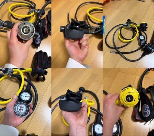 スキューバダイビング  機材一式
