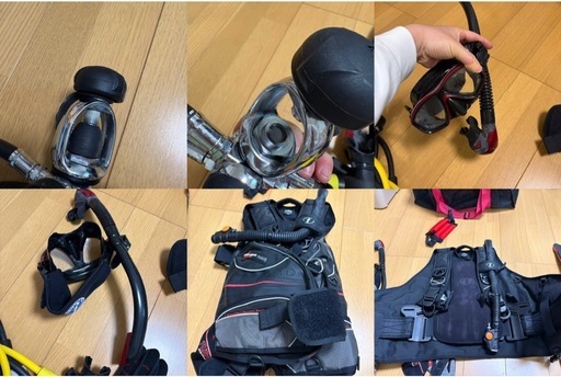 スキューバダイビング  機材一式