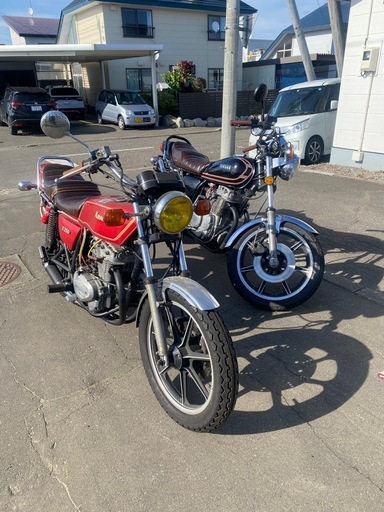 ヤマハ　xs250sp 吸い込み　GS400ステッカー