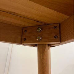 大川家具　ダイニングテーブル　80×80   ナチュラルの画像