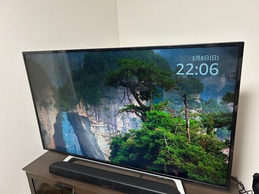 取引先決定】東芝 REGZA 49Z700X 49型 4Kテレビ ※画面一部暗い