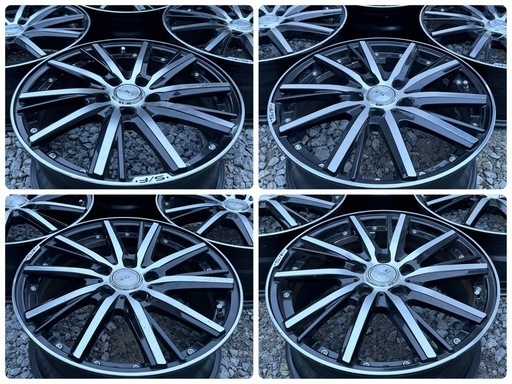 共豊コーポレーション/AME KYOHO STEINER SF-V シュタイナー エスエフブイ 17×7J／IN SET+55／5H／P.C.D114.3／ハブ径73㎜ アルミホイール