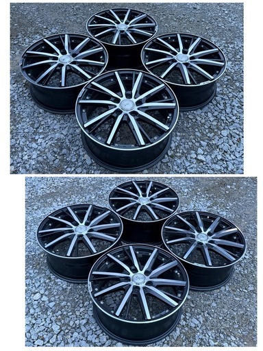 共豊コーポレーション/AME KYOHO STEINER SF-V シュタイナー エスエフブイ 17×7J／IN SET+55／5H／P.C.D114.3／ハブ径73㎜ アルミホイール