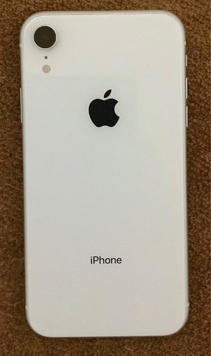 iPhone XR white 64GB  【極美品＋バッテリー100%＋おまけ付
】