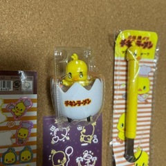 はしるひよこちゃん　プルバックカー　ひよこちゃんマスコットフォークの画像