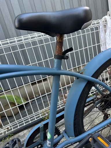 〖本日(4/15)まで値下げ中〗湘南ビーチクルーザー風?整備済み（グリップ新品・ブレーキ交換）〖期間限定値下げ〗