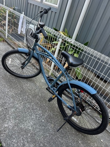 〖本日(4/15)まで値下げ中〗湘南ビーチクルーザー風?整備済み（グリップ新品・ブレーキ交換）〖期間限定値下げ〗