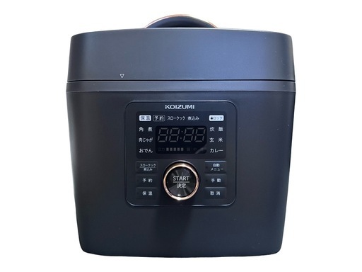 《店頭展示品》KOIZUMI コイズミ 3.5合 マイコン電気圧力鍋 KSC-3502/K 2021年製