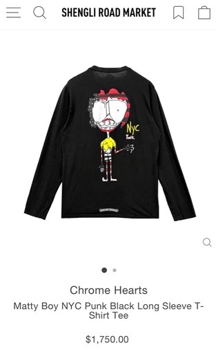 【NY限定】Chrome Hearts Matty Boy NYC Punk