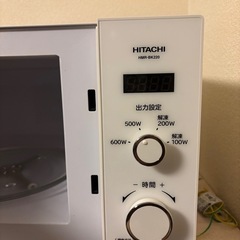 HITACHI電子レンジの画像