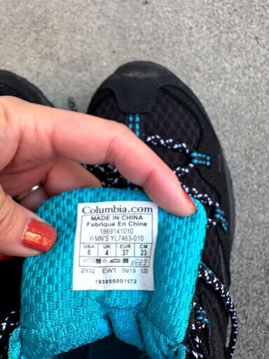 Columbia登山シューズ女性用23cm