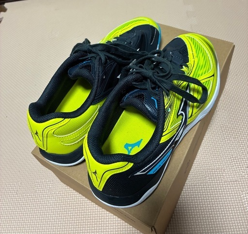 26年2月購入　卓球シューズ　ミズノ　WAVEMEDAL7 24.5cm