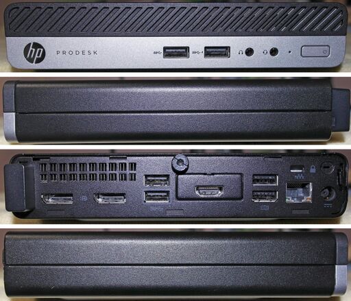 【超小型】HP ProDesk 400 G4 DM/ Intel Core i5-8500T (6コア) /8GB DDR4/128G