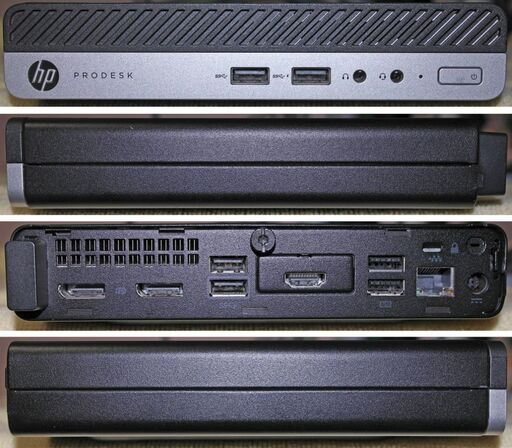 【超小型】HP ProDesk 400 G4 DM/ Intel Core i5-8500T (6コア) /8GB DDR4/128G