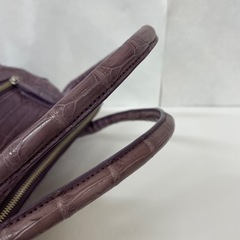 ワニ革 クロコダイル トートバッグの画像