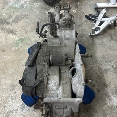 ヤマハ T-MAX500エンジンの画像