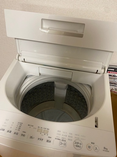 (受け渡し決定)　TOSHIBA 8kg 洗濯機