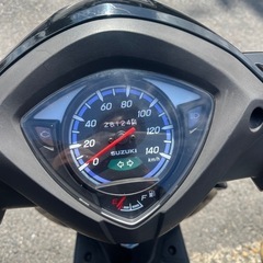 激安！スズキ　アドレス110 CE47A ブラック　中古車の画像