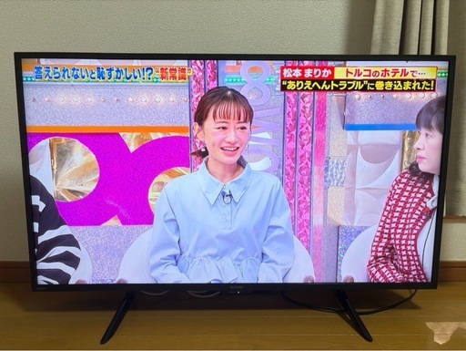 【お取引完了】美品 SHARP 42型 4Kテレビ 2022年製 YouTube/Netflix対応 名取市