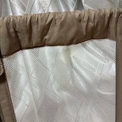 日本育児ちょっとおくだけとおせんぼM幅95〜140cmベビーゲート茶色ブラウンの画像