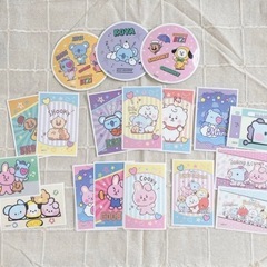 BT21 缶バッジ ステッカー キーホルダー BTS アクスタ チャーム アクスタ ラバーキーホルダーの画像