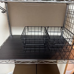 【【引取先決まりました！】美品】スチールラック・ボード付き！の画像