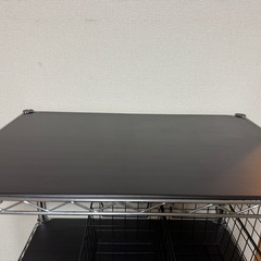 【【引取先決まりました！】美品】スチールラック・ボード付き！の画像